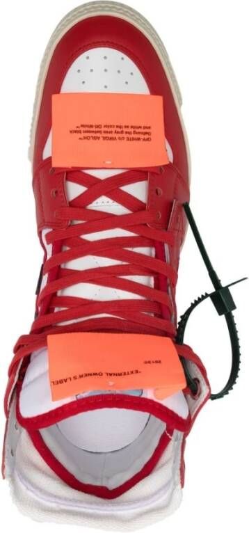 Off White Sneakers Rood Heren - Foto 3