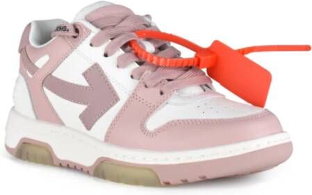 Off White Sneakers Roze Dames