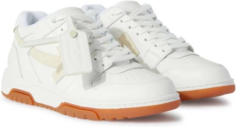 Off White Sneakers Wit Heren