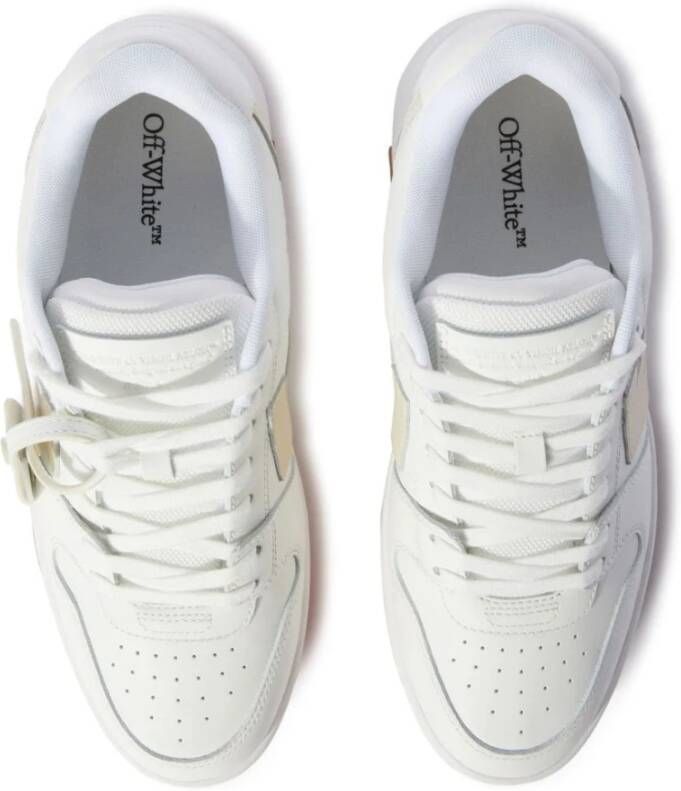 Off White Sneakers Wit Heren