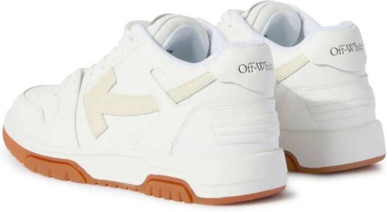 Off White Sneakers Wit Heren