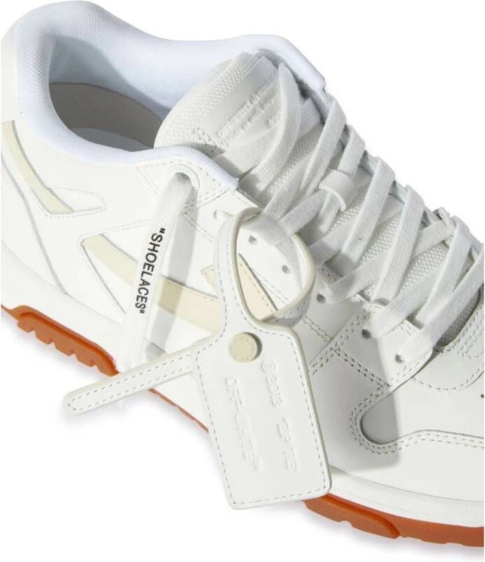 Off White Sneakers Wit Heren