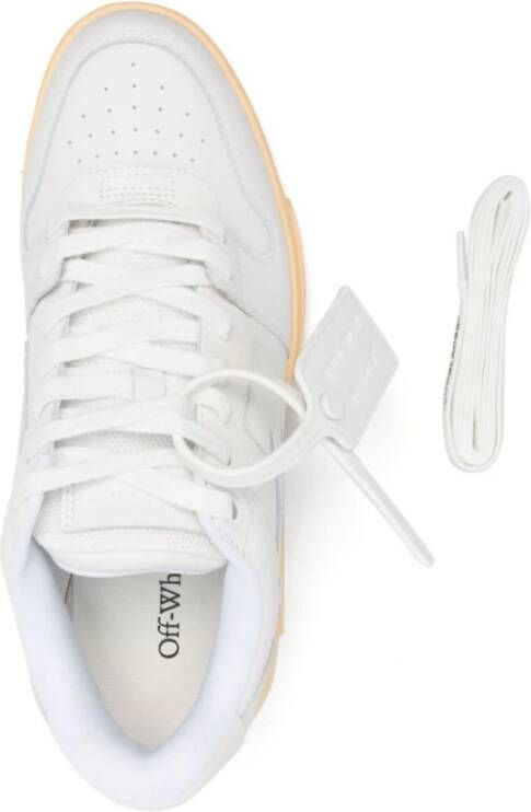 Off White Sneakers Wit Heren