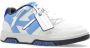 Off White Leren Veterschoenen in Bicolor Blue Heren - Thumbnail 4