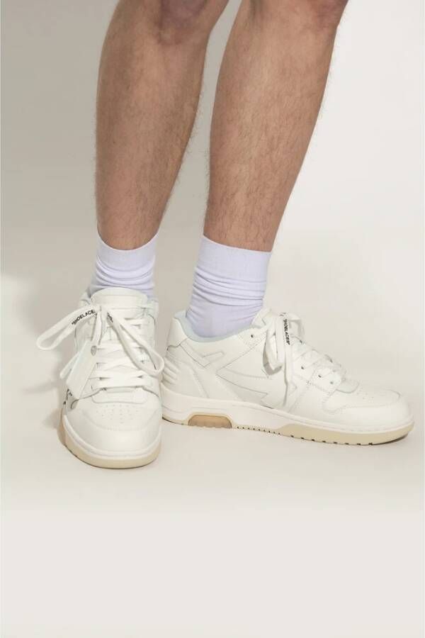 Off White Sneakers Wit Heren