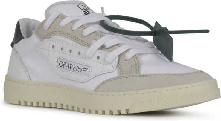 Off White Sneakers Wit Heren