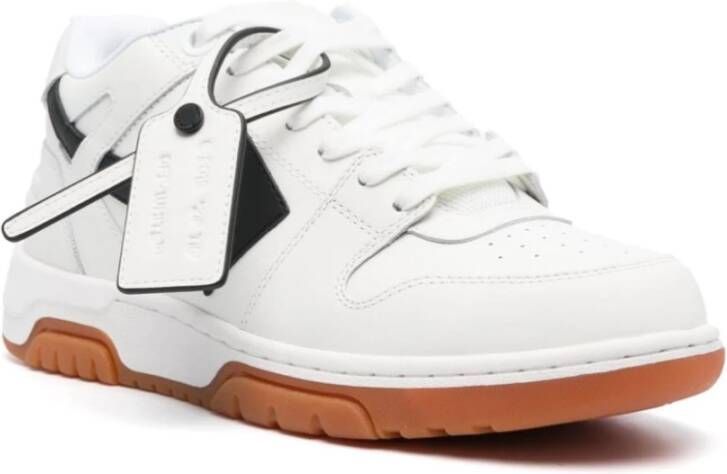 Off White Sneakers Zwart Heren