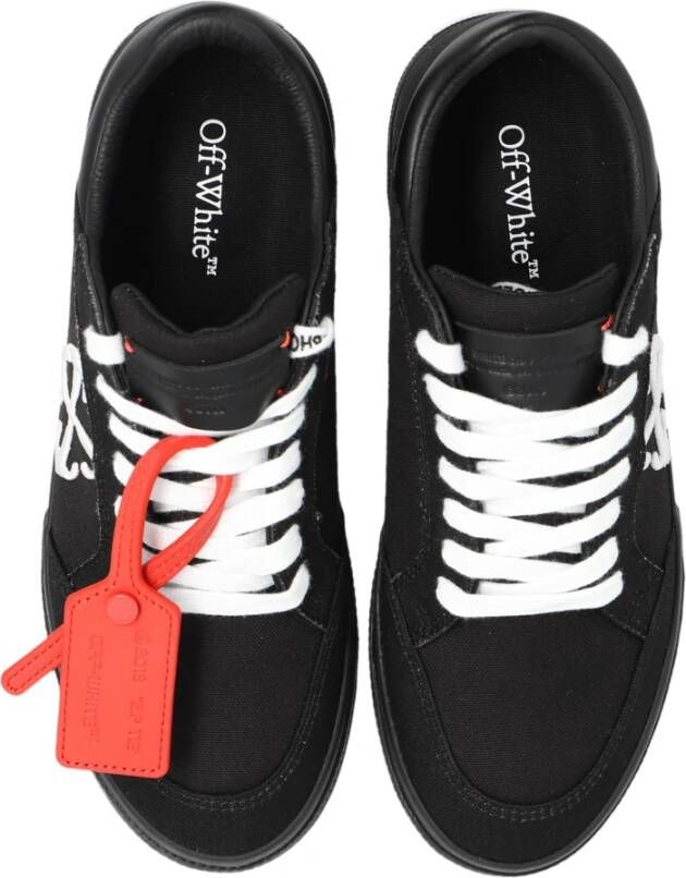 Off White Sportschoenen New Low Vulcanized Black Dames