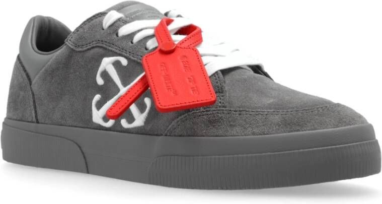 Off White Sportschoenen Nieuw Laag Gray Heren