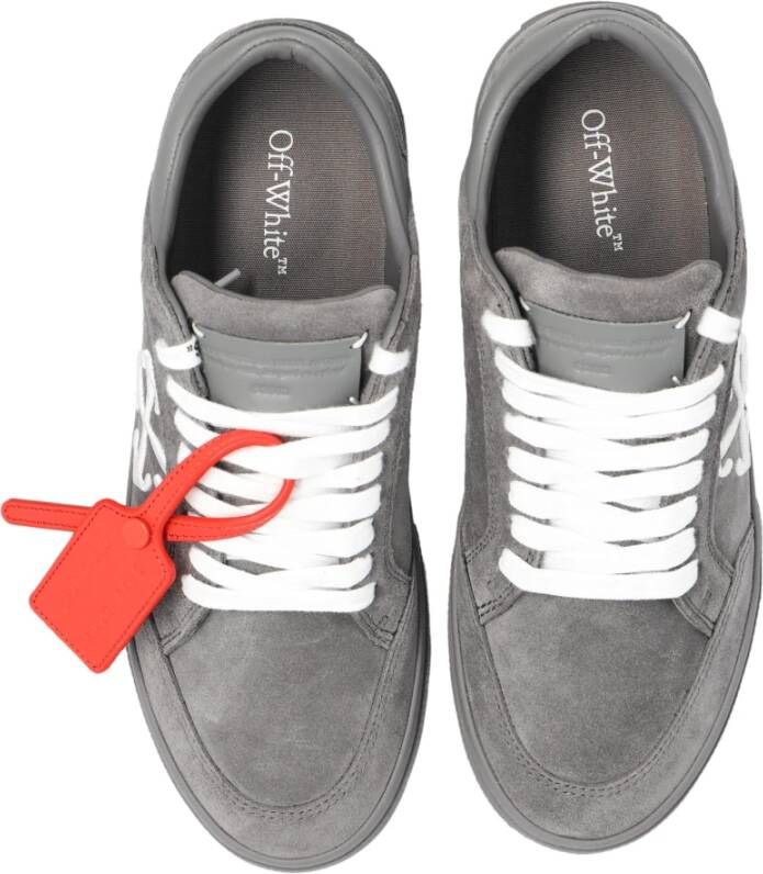 Off White Sportschoenen Nieuw Laag Gray Heren