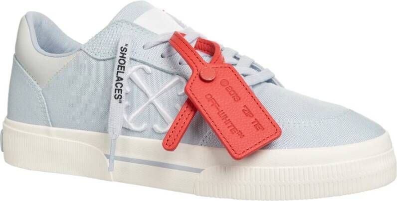 Off White Stijlvolle Lage Sneakers Blue Dames