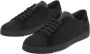 Off White Suede Lace-Up Sneakers Black Dames - Thumbnail 2