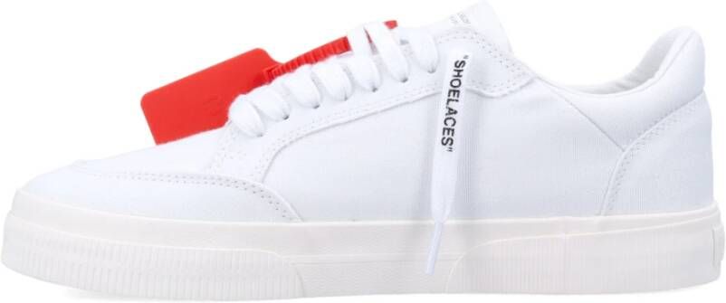 Off White Vulcanized Animatie Sneakers White Heren