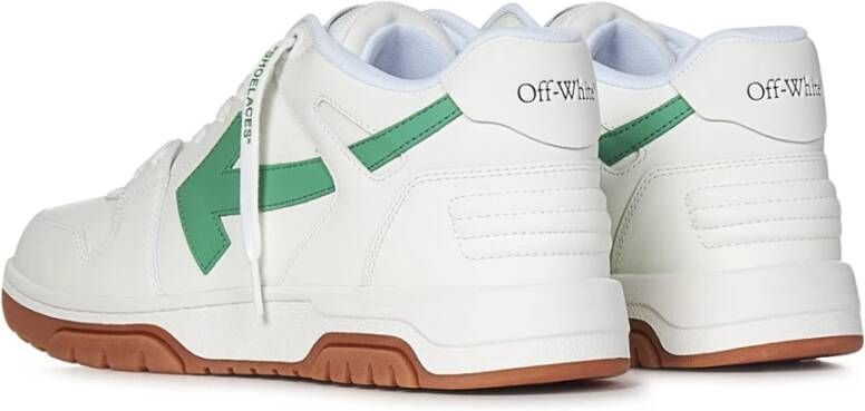 Off White Groene Sneakers met Pijllogo Multicolor Heren