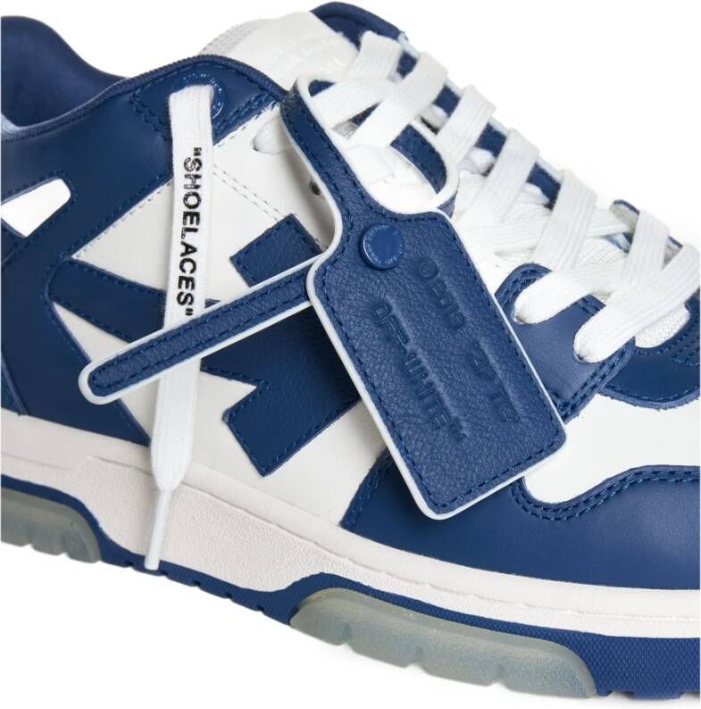 Off White Witte Casual Schoenen Blue Heren