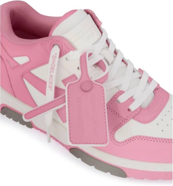 Off White Witte Casual Sneakers Pink Dames