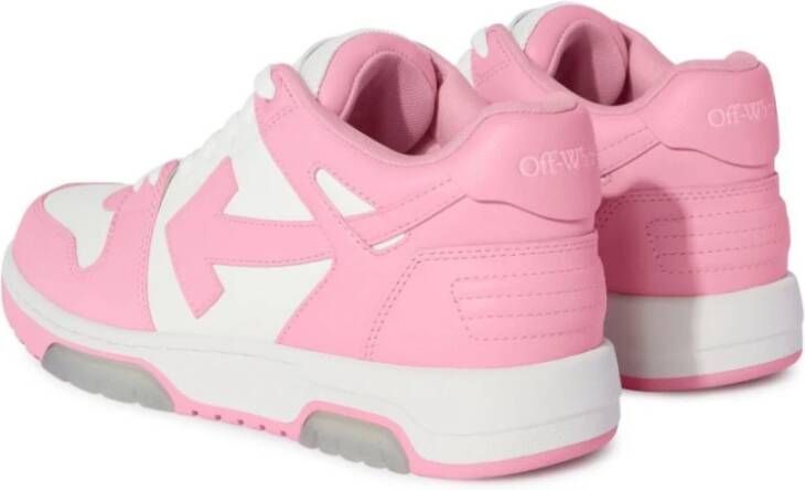 Off White Witte Casual Sneakers Pink Dames