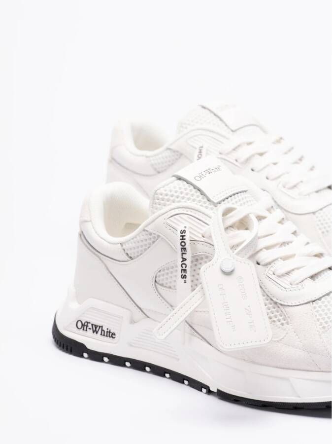 Off White Witte Kick Off Sneakers White Heren