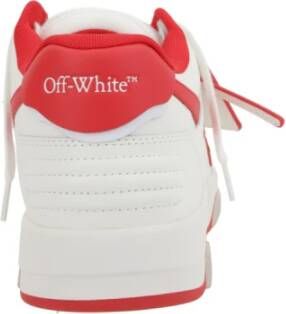 Off White Witte lage sneakers met pijlpatch White Heren