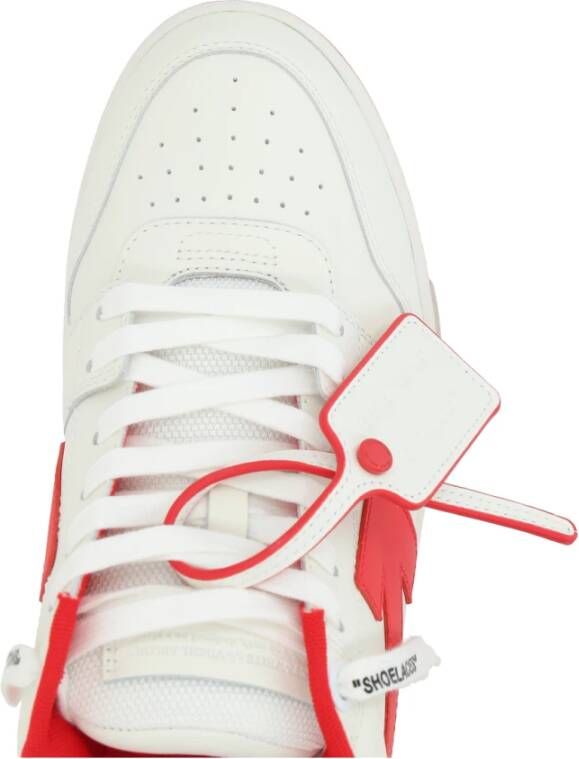 Off White Witte lage sneakers met pijlpatch White Heren