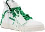 Off White Witte Leren Sneakers met Bicolor Veters White Heren - Thumbnail 2