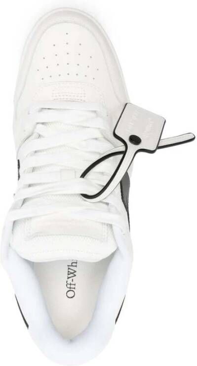 Off White Witte leren sneakers met kenmerkende pijlen White Heren