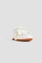 Off White Witte leren sneakers met oranje zool White Heren - Thumbnail 3