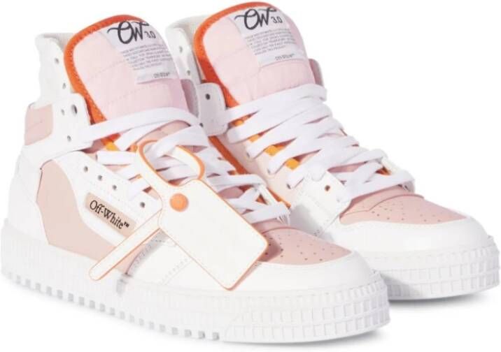 Off White Witte Nude High Top Sneaker White Dames