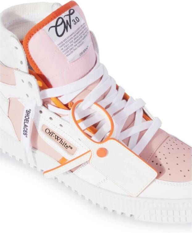 Off White Witte Nude High Top Sneaker White Dames