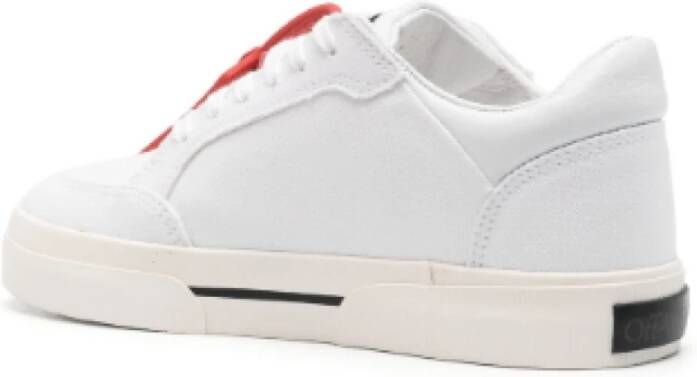 Off White Witte Platte Schoenen White Dames