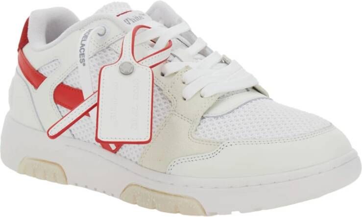 Off White Witte Sneakers Slim Out of Office White Heren