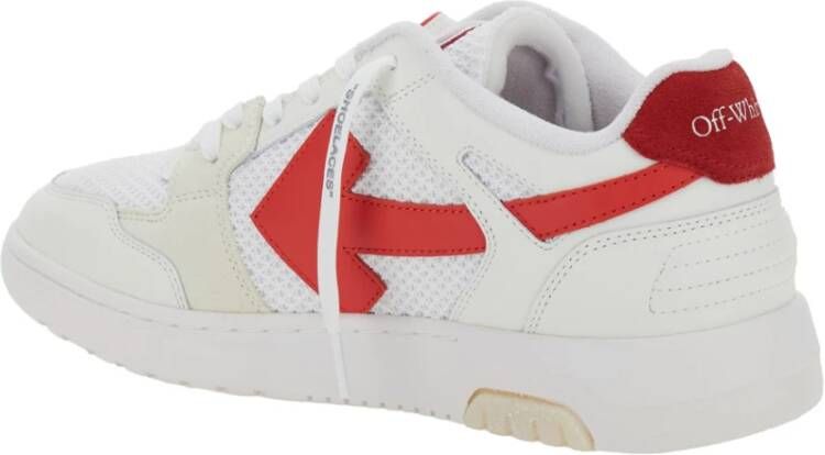 Off White Witte Sneakers Slim Out of Office White Heren