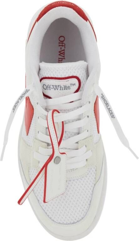 Off White Witte Sneakers Slim Out of Office White Heren