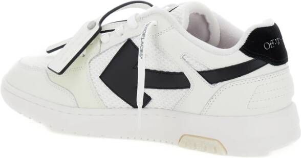 Off White Witte Sneakers Slim Zwart White Heren