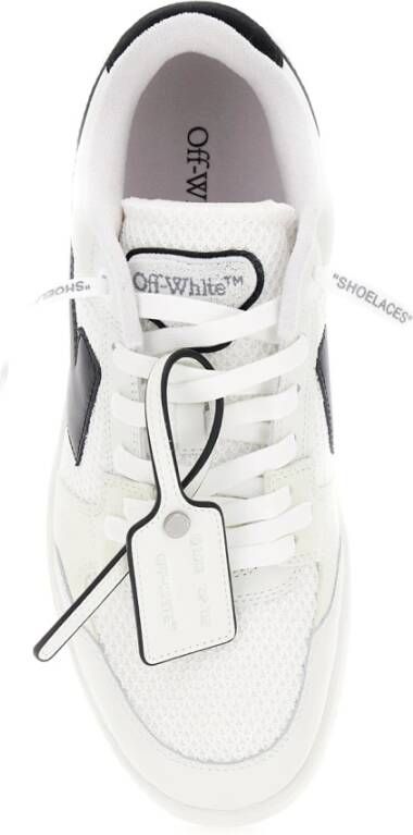 Off White Witte Sneakers Slim Zwart White Heren