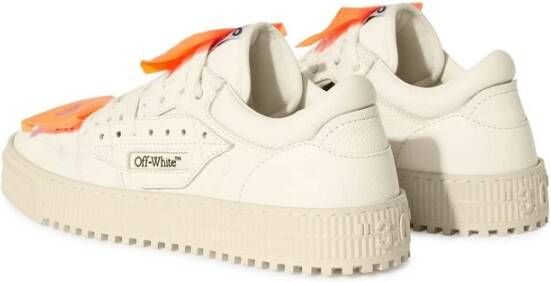 Off White Witte Veterschoenen met Logopatch White Dames