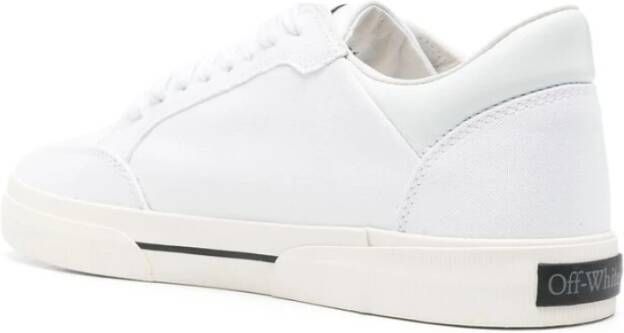 Off White Witte Vetersneaker met Pijl Motief White Heren