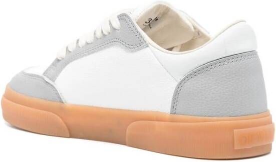 Off White Witte Vetersneakers met ritssluiting Multicolor Dames