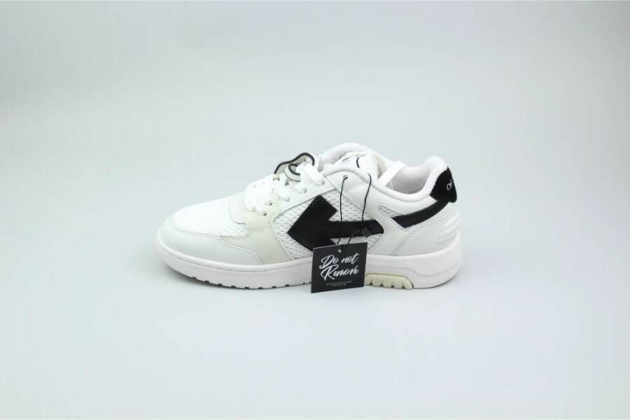 Off White Wit Zwart Slim Out Of Office Sneaker White Heren