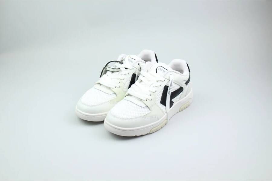 Off White Wit Zwart Slim Out Of Office Sneaker White Heren