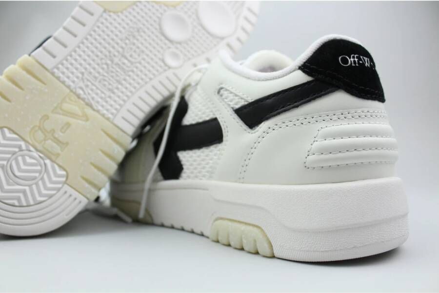 Off White Wit Zwart Slim Out Of Office Sneaker White Heren