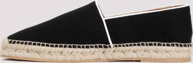 Off White Zwart Wit Katoenen Espadrilles Black Heren