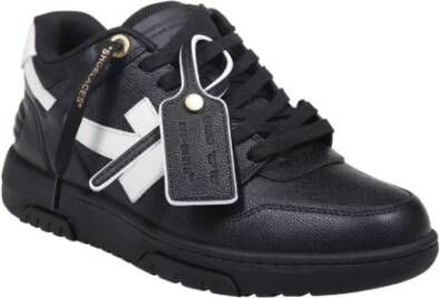 Off White Zwart Wit Mand Sneaker Black Heren