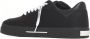 Off White Zwarte canvas sneakers met rode tab Black Heren - Thumbnail 3