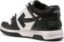 Off White Zwarte Distressed Leren Sneakers Black Heren - Thumbnail 3