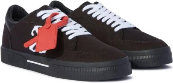 Off White Zwarte lage profiel sneakers pijl motief Black Heren