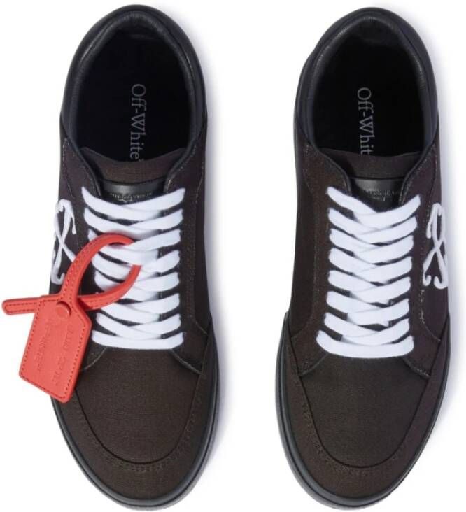 Off White Zwarte lage profiel sneakers pijl motief Black Heren