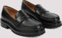 Off White Zwarte Leren Loafer Schoenen Black Dames - Thumbnail 3