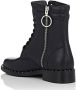 Off White Zwarte Leren Veterschoenen Black Dames - Thumbnail 2