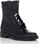 Off White Zwarte Leren Veterschoenen Black Dames - Thumbnail 3